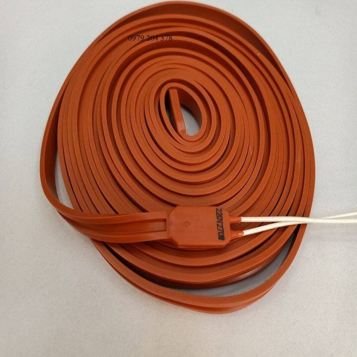 day dien tro silicone 2, điện trở silicone xả đá Điện Trở Silicone, gia nhiệt đường ống, thùng phuy, xô