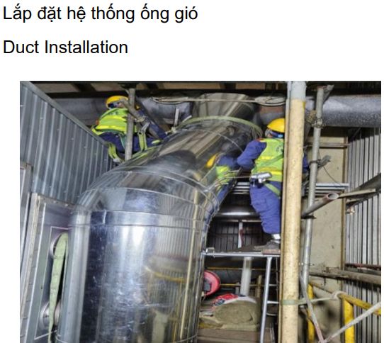 sản xuất và lắp đặt hệ thống ống gió