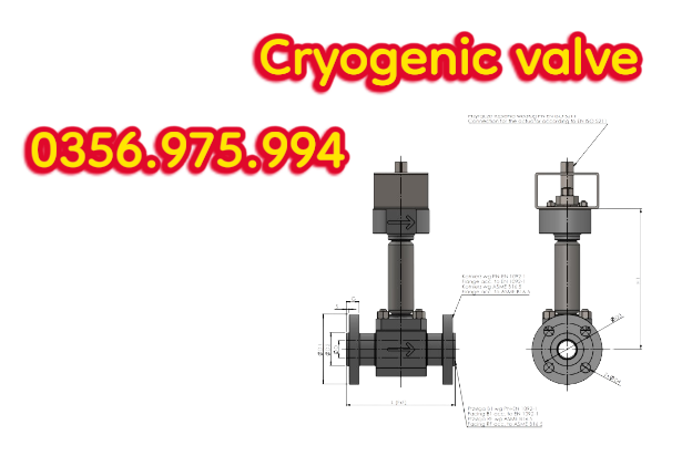 Cryogenic valve van khí hóa lỏng 