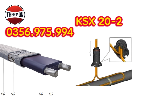dây gia nhiệt thermon, htsx 20-2 oj, bsx 10 -2 oj, ksx 15-2 oj, Electric heat tracing, Self Regulaing Heating Cables Thermon, Heat Trace, Heat tracing, dây điện trở nhiệt, cáp sấy, cáp sưởi,