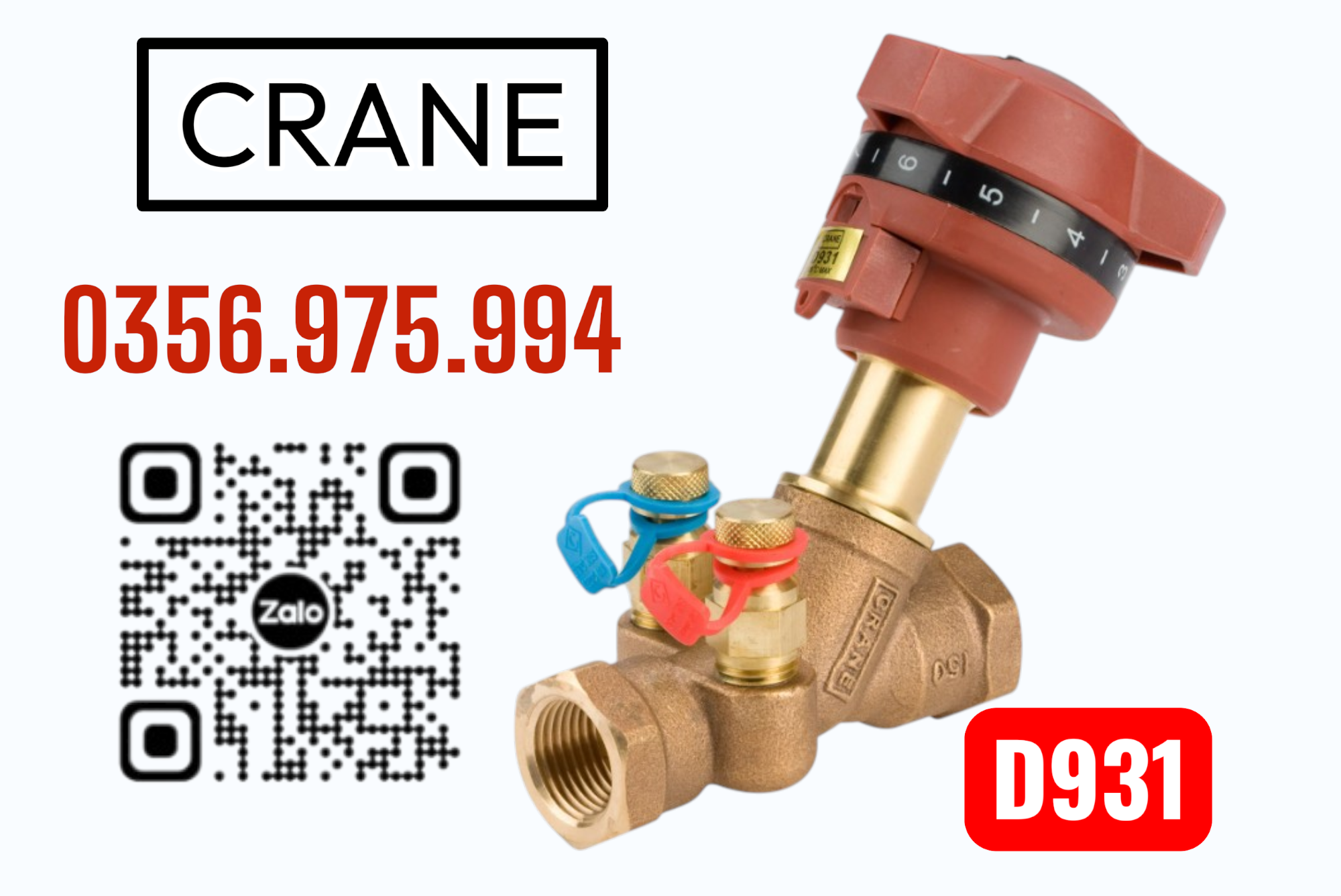 Van crane, van cân bằng crane, balancing valve crane, đại lý van crane, crane D931,