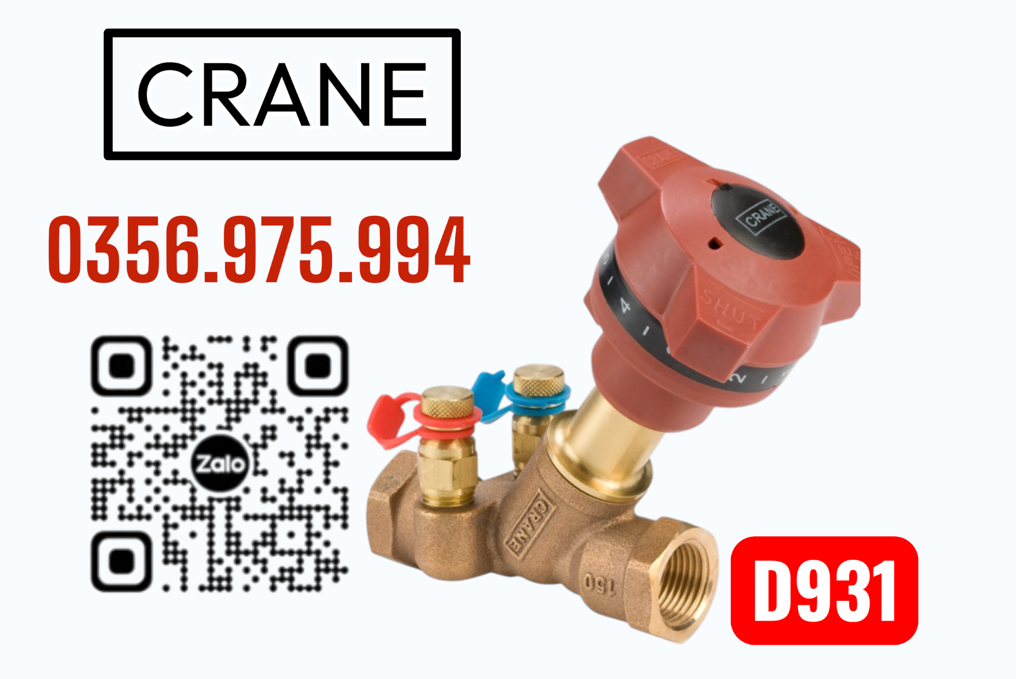 Van crane, van cân bằng crane, balancing valve crane, đại lý van crane, crane D931,