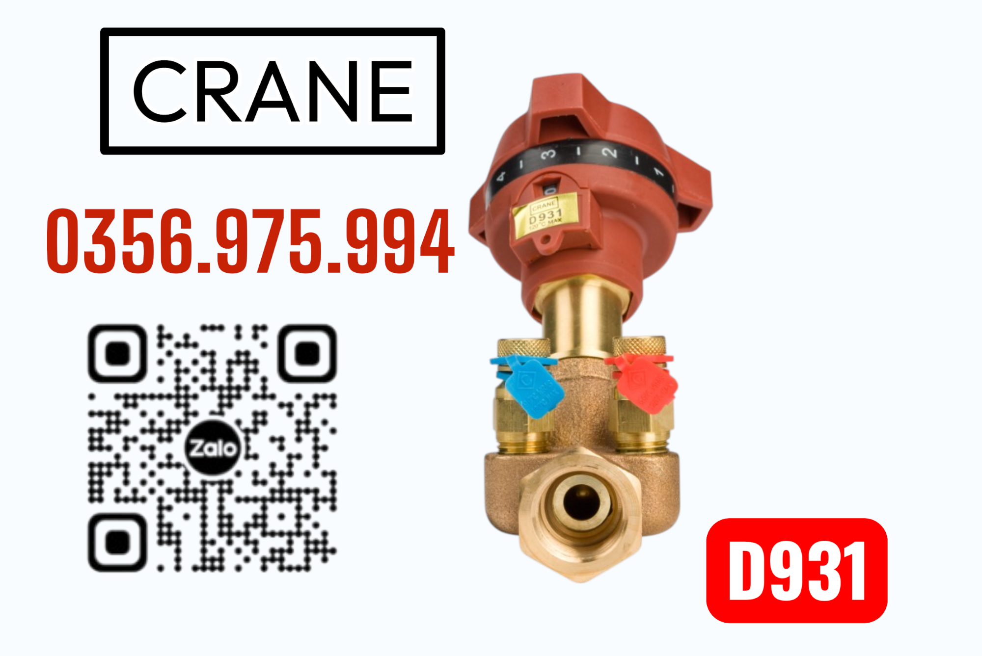 Van crane, van cân bằng crane, balancing valve crane, đại lý van crane, crane D931, 