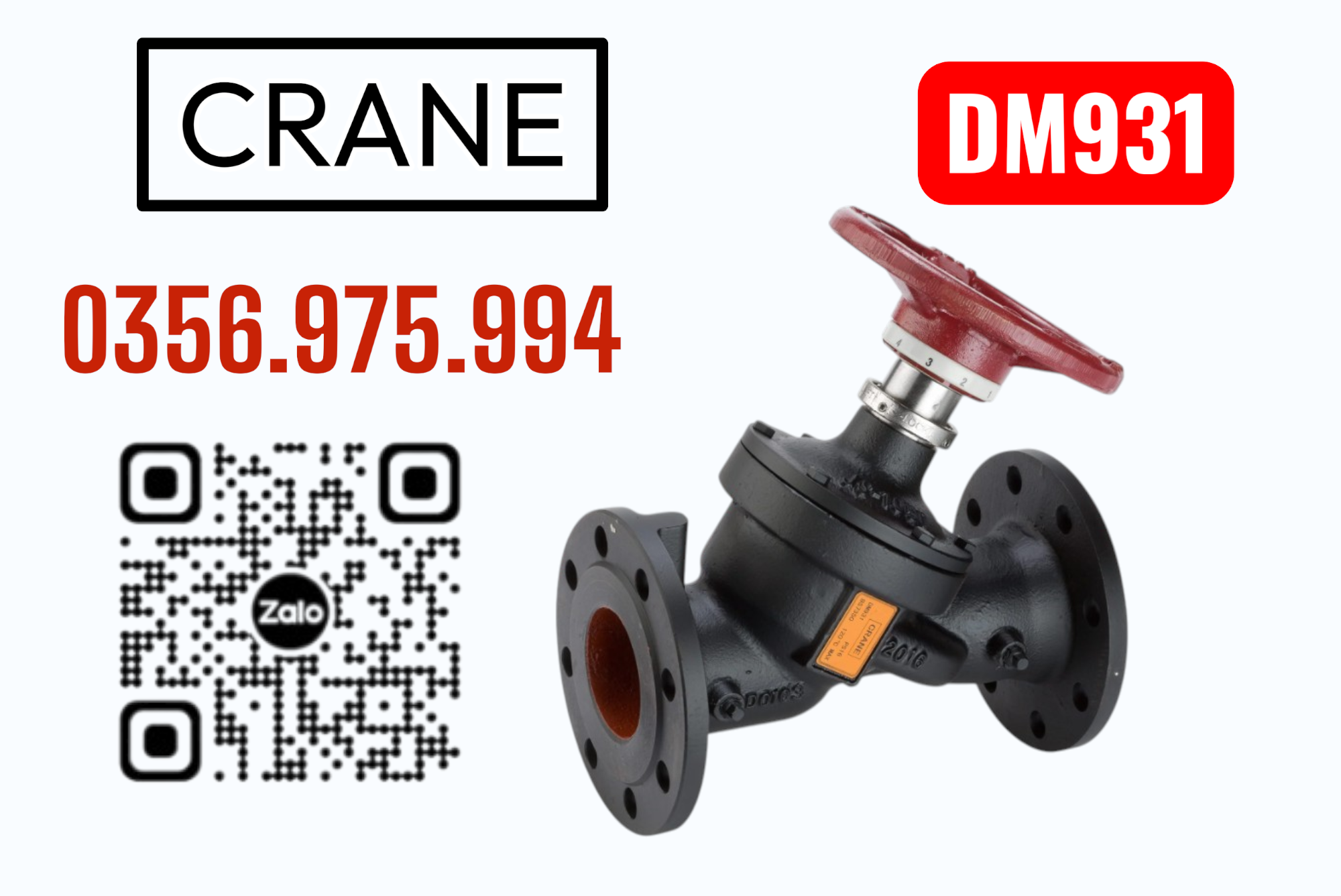 1. Van cân bằng Crane DM921 DN65 đến DN300 5 Van crane, van cân bằng crane, balancing valve crane, đại lý van crane, crane D931, DM931 Crane,