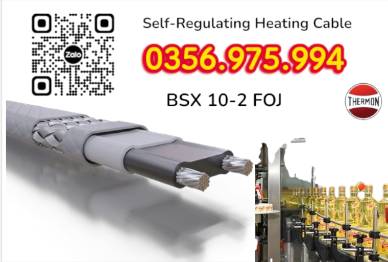 dây gia nhiệt thermon, htsx 20-2 oj, bsx 10 -2 foj, ksx 15-2 oj, Electric heat tracing, Self Regulaing Heating Cables Thermon, Heat Trace, Heat tracing, dây điện trở nhiệt, cáp sấy, cáp sưởi,
