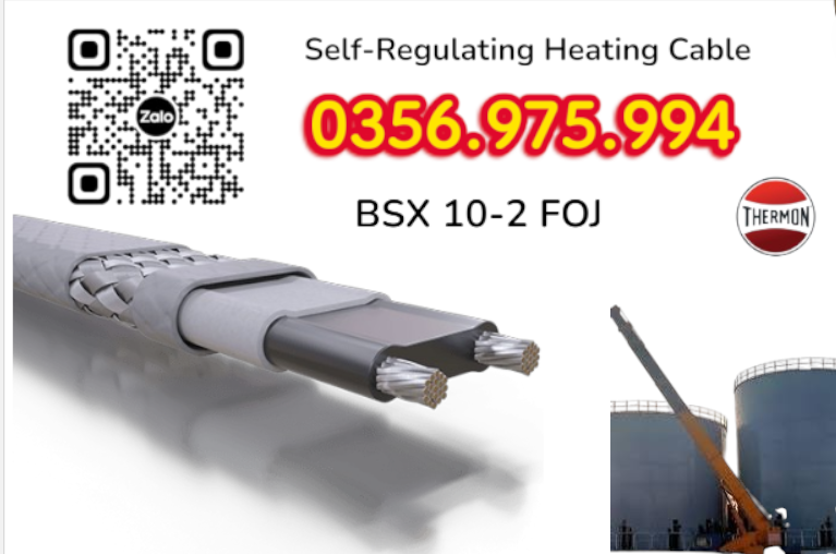 dây gia nhiệt thermon, htsx 20-2 oj, bsx 10 -2 foj, ksx 15-2 oj, Electric heat tracing, Self Regulaing Heating Cables Thermon, Heat Trace, Heat tracing, dây điện trở nhiệt, cáp sấy, cáp sưởi,