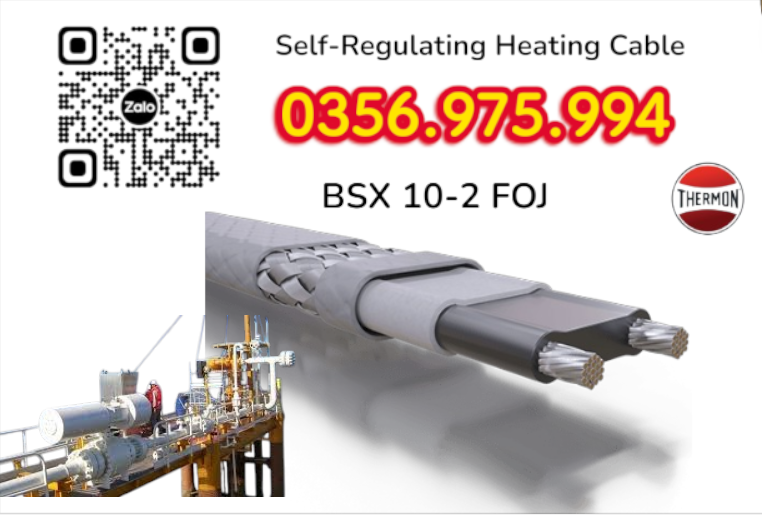 1. Thermon BSX 10-2: Dây Gia Nhi bsx 10-2, dây gia nhiệt thermon, htsx 20-2 oj, bsx 10 -2 foj, ksx 15-2 oj, Electric heat tracing, Self Regulaing Heating Cables Thermon, Heat Trace, Heat tracing, dây điện trở nhiệt, cáp sấy, cáp sưởi,