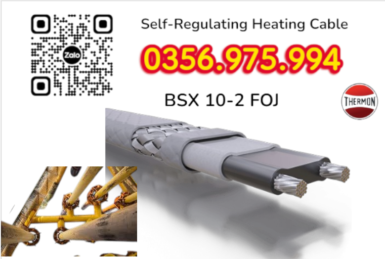 bsx 10-2, dây gia nhiệt thermon, htsx 20-2 oj, bsx 10 -2 foj, ksx 15-2 oj, Electric heat tracing, Self Regulaing Heating Cables Thermon, Heat Trace, Heat tracing, dây điện trở nhiệt, cáp sấy, cáp sưởi,