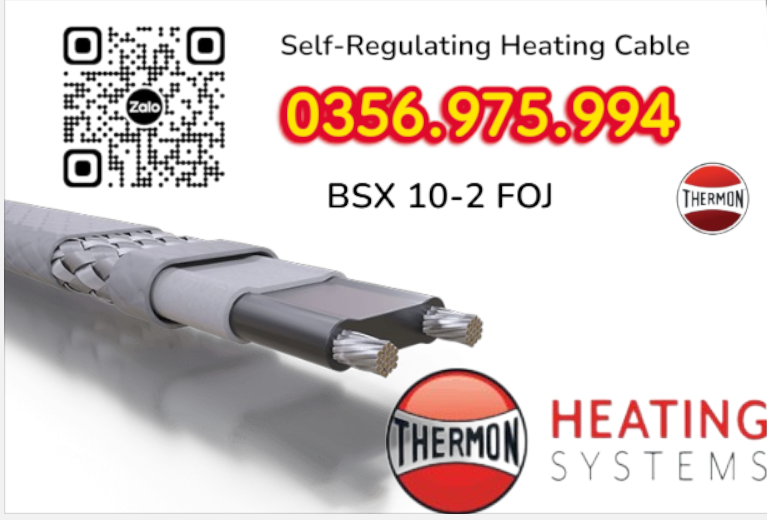 bsx 10-2, dây gia nhiệt thermon, htsx 20-2 oj, bsx 10 -2 foj, ksx 15-2 oj, Electric heat tracing, Self Regulaing Heating Cables Thermon, Heat Trace, Heat tracing, dây điện trở nhiệt, cáp sấy, cáp sưởi,