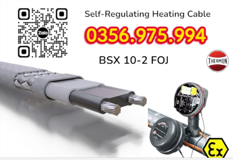 bsx 10-2, dây gia nhiệt thermon, htsx 20-2 oj, bsx 10 -2 foj, ksx 15-2 oj, Electric heat tracing, Self Regulaing Heating Cables Thermon, Heat Trace, Heat tracing, dây điện trở nhiệt, cáp sấy, cáp sưởi,