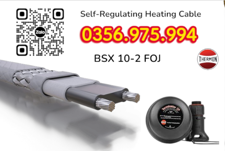 bsx 10-2, dây gia nhiệt thermon, htsx 20-2 oj, bsx 10 -2 foj, ksx 15-2 oj, Electric heat tracing, Self Regulaing Heating Cables Thermon, Heat Trace, Heat tracing, dây điện trở nhiệt, cáp sấy, cáp sưởi,