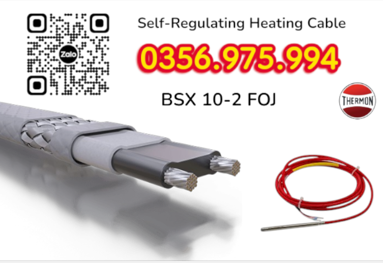 bsx 10-2, dây gia nhiệt thermon, htsx 20-2 oj, bsx 10 -2 foj, ksx 15-2 oj, Electric heat tracing, Self Regulaing Heating Cables Thermon, Heat Trace, Heat tracing, dây điện trở nhiệt, cáp sấy, cáp sưởi,