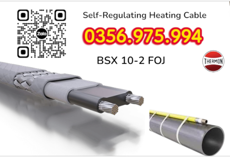 bsx 10-2, dây gia nhiệt thermon, htsx 20-2 oj, bsx 10 -2 foj, ksx 15-2 oj, Electric heat tracing, Self Regulaing Heating Cables Thermon, Heat Trace, Heat tracing, dây điện trở nhiệt, cáp sấy, cáp sưởi,