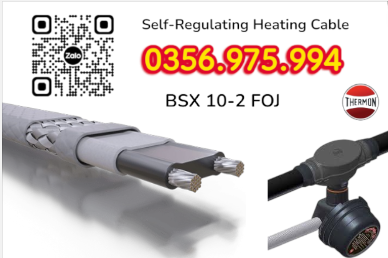 bsx 10-2, dây gia nhiệt thermon, htsx 20-2 oj, bsx 10 -2 foj, ksx 15-2 oj, Electric heat tracing, Self Regulaing Heating Cables Thermon, Heat Trace, Heat tracing, dây điện trở nhiệt, cáp sấy, cáp sưởi,