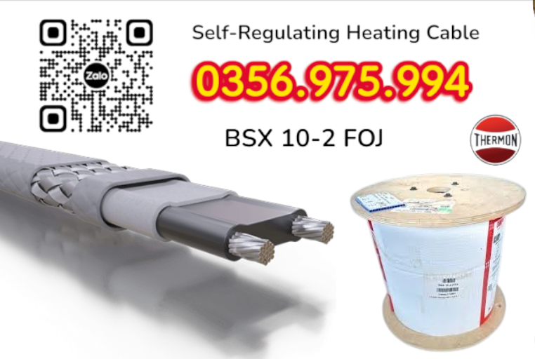 bsx 10-2, dây gia nhiệt thermon, htsx 20-2 oj, bsx 10 -2 foj, ksx 15-2 oj, Electric heat tracing, Self Regulaing Heating Cables Thermon, Heat Trace, Heat tracing, dây điện trở nhiệt, cáp sấy, cáp sưởi,
