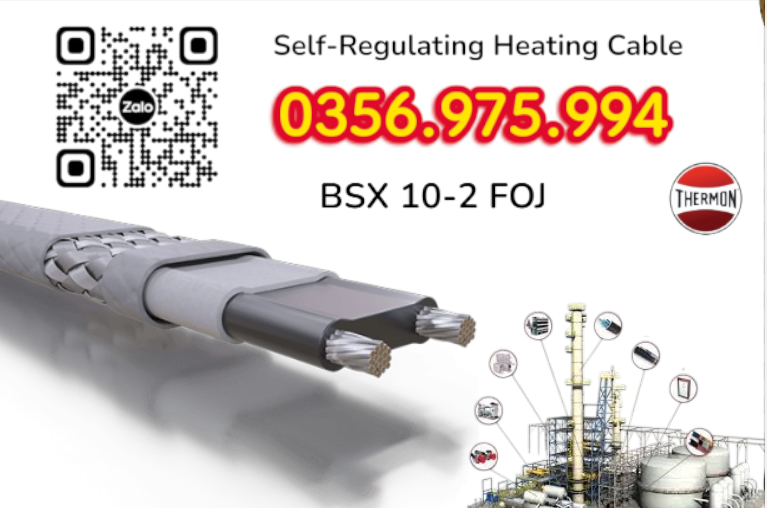 bsx 10-2, dây gia nhiệt thermon, htsx 20-2 oj, bsx 10 -2 foj, ksx 15-2 oj, Electric heat tracing, Self Regulaing Heating Cables Thermon, Heat Trace, Heat tracing, dây điện trở nhiệt, cáp sấy, cáp sưởi,