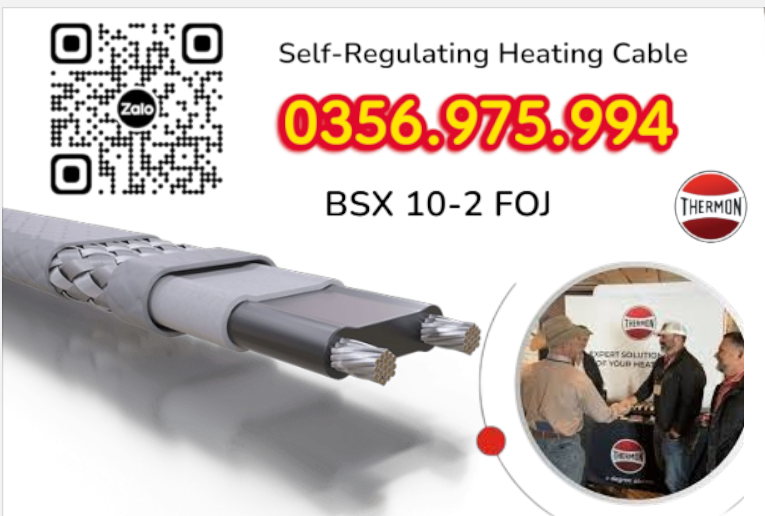 bsx 10-2, dây gia nhiệt thermon, htsx 20-2 oj, bsx 10 -2 foj, ksx 15-2 oj, Electric heat tracing, Self Regulaing Heating Cables Thermon, Heat Trace, Heat tracing, dây điện trở nhiệt, cáp sấy, cáp sưởi,