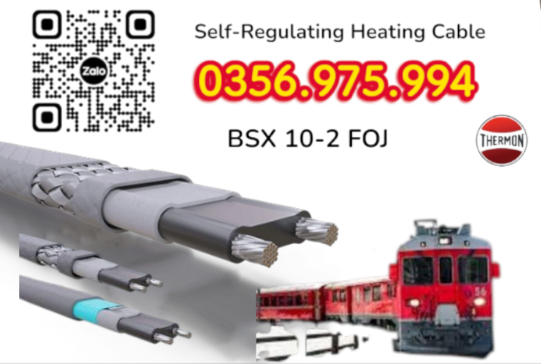 Khả Năng Chịu Nhiệt Liên Tục Của Dây Gia Nhiệt Thermon BSX 10-2 1 bsx 10-2, dây gia nhiệt thermon, htsx 20-2 oj, bsx 10 -2 foj, ksx 15-2 oj, Electric heat tracing, Self Regulaing Heating Cables Thermon, Heat Trace, Heat tracing, dây điện trở nhiệt, cáp sấy, cáp sưởi,
