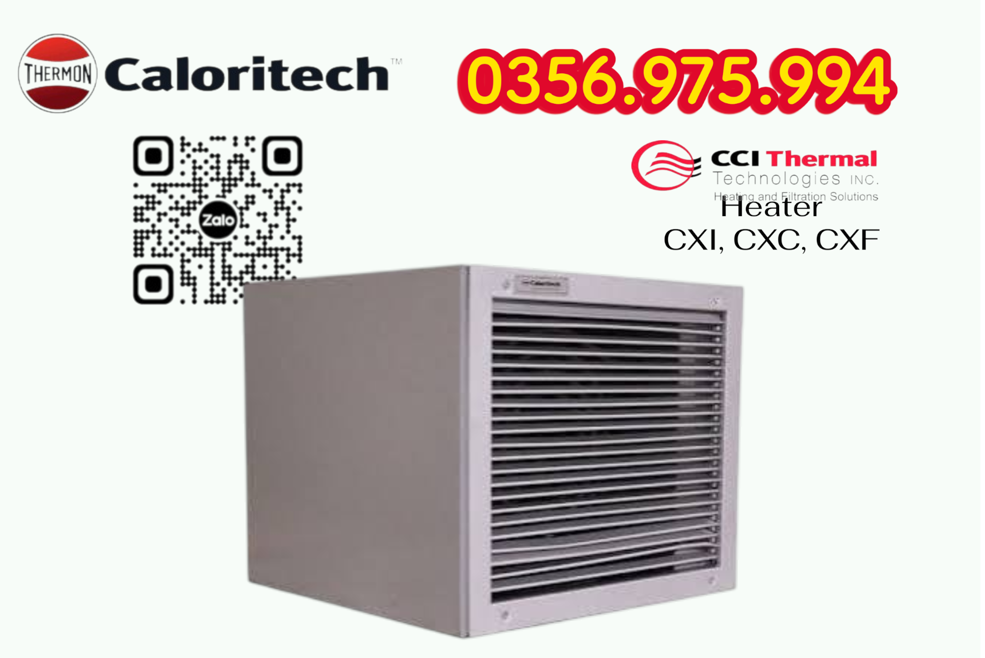 Electric Heater CXI, CXC, HEater Caloritech CXF, Heater lắp cho giàn khoan Đại hùng 9