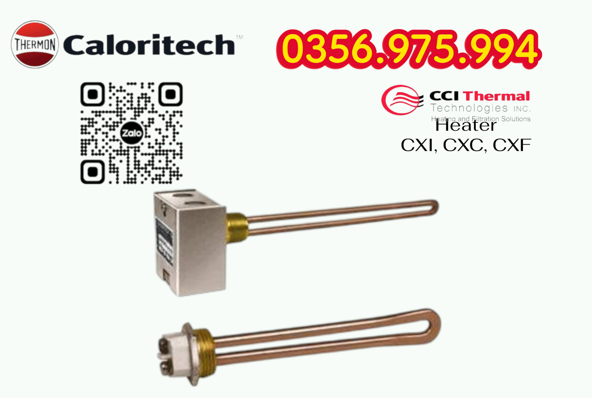 Electric Heater CXI, CXC, HEater Caloritech CXF, Heater lắp cho giàn khoan Đại hùng 9
