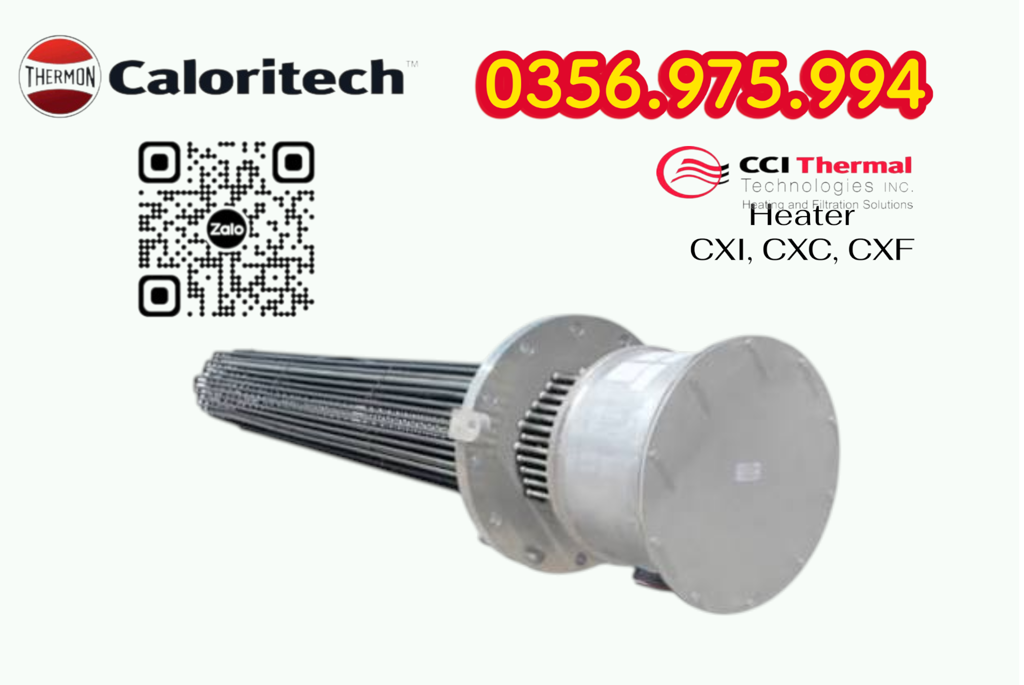 Electric Heater CXI, CXC, HEater Caloritech CXF, Heater lắp cho giàn khoan Đại hùng 9