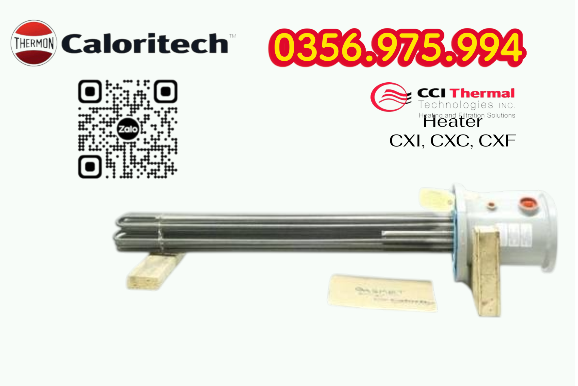 Electric Heater CXI, CXC, HEater Caloritech CXF, Heater lắp cho giàn khoan Đại hùng 9