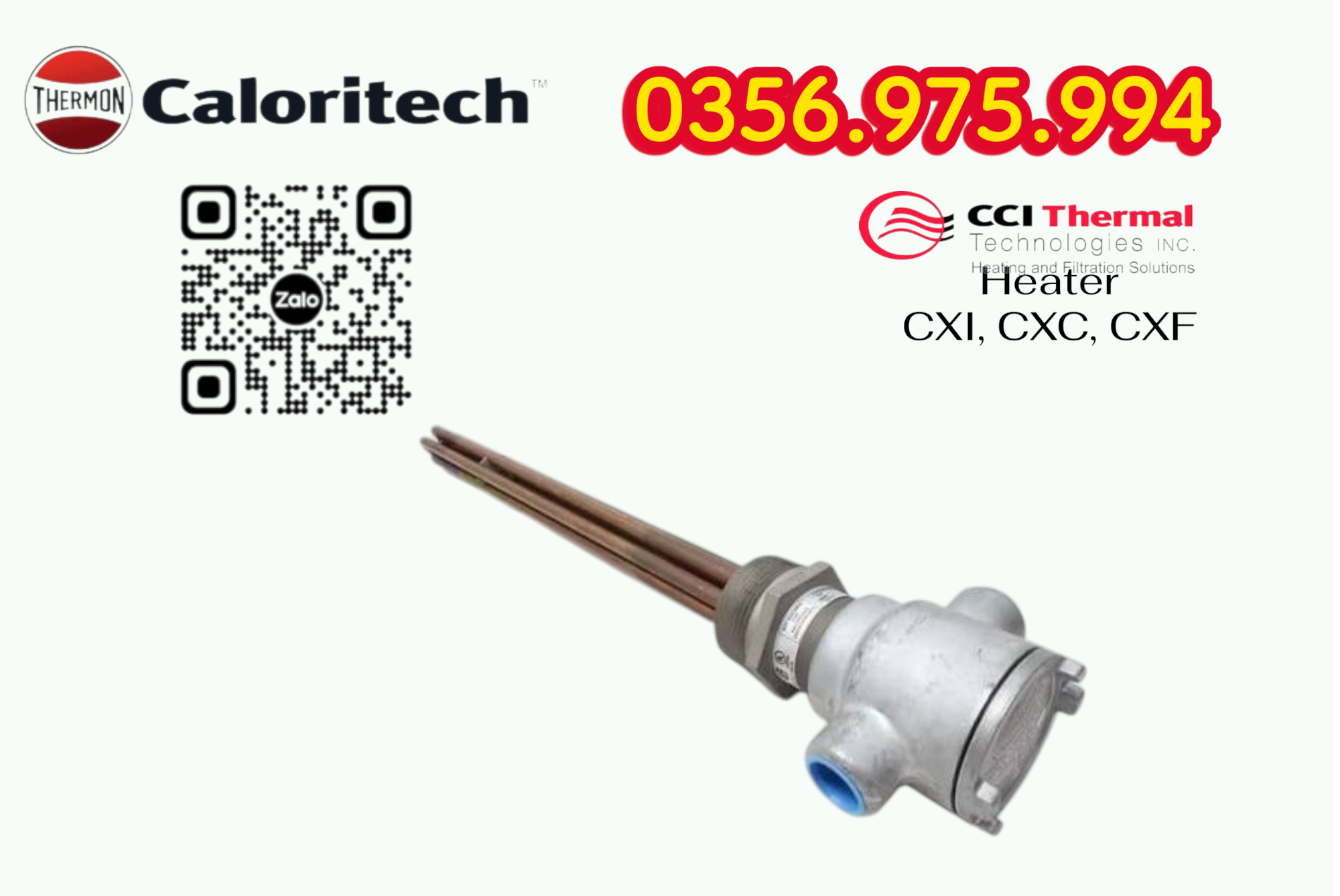 Electric Heater CXI, CXC, HEater Caloritech CXF, Heater lắp cho giàn khoan Đại hùng 9