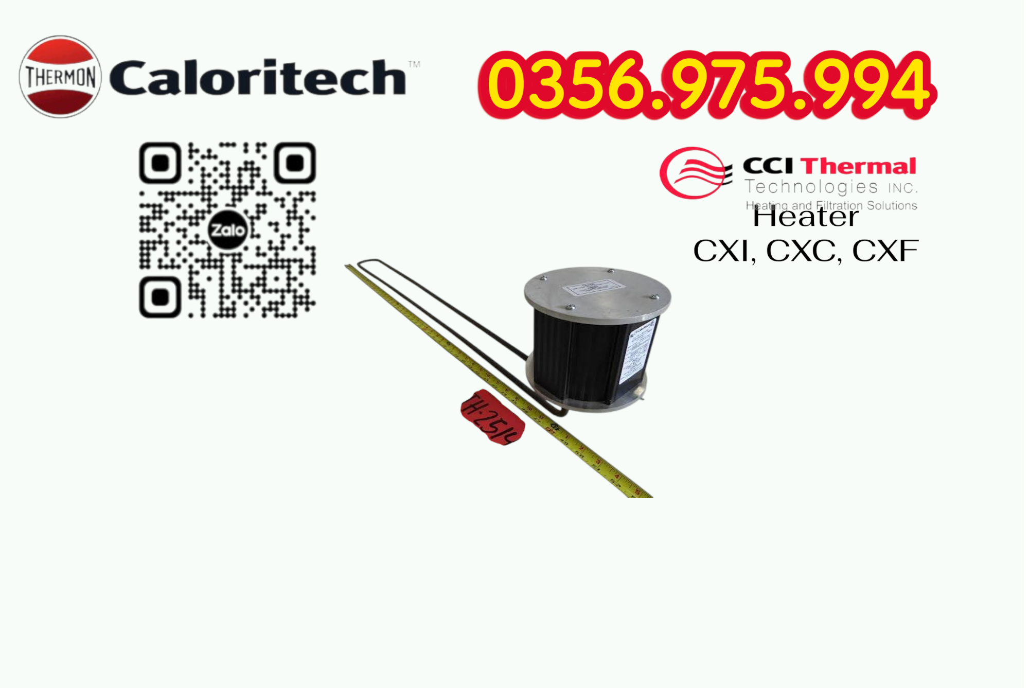 Electric Heater CXI, CXC, HEater Caloritech CXF, Heater lắp cho giàn khoan Đại hùng 9