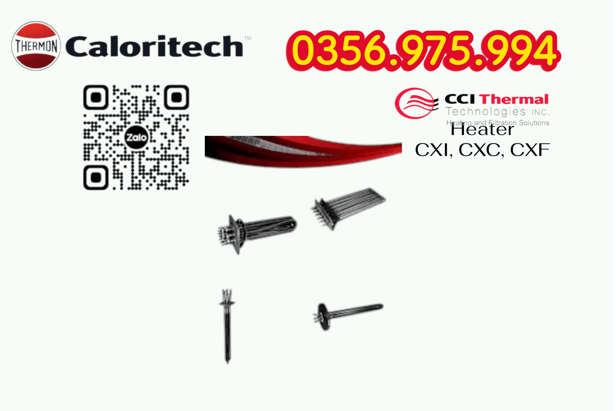Electric Heater CXI, CXC, HEater Caloritech CXF, Heater lắp cho giàn khoan Đại hùng 9