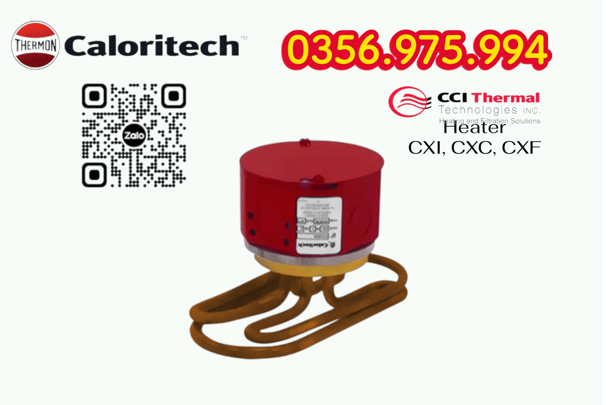 Electric Heater CXI, CXC, HEater Caloritech CXF, Heater lắp cho giàn khoan Đại hùng 9