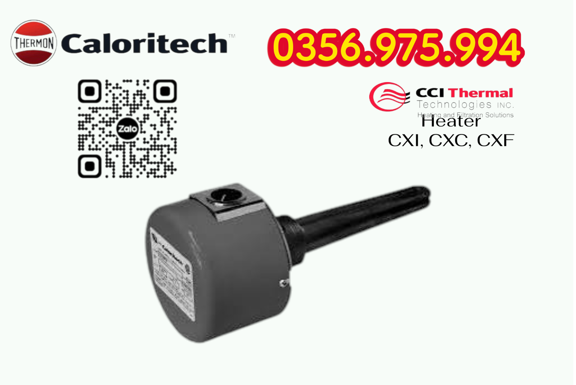 Electric Heater CXI, CXC, HEater Caloritech CXF, Heater lắp cho giàn khoan Đại hùng 9