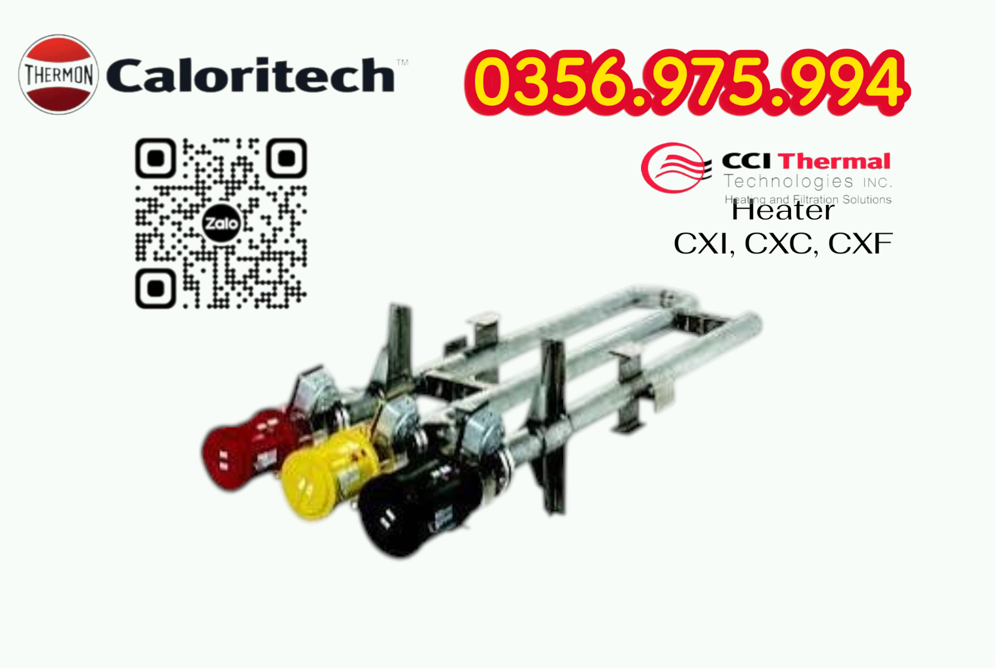 Electric Heater CXI, CXC, HEater Caloritech CXF, Heater lắp cho giàn khoan Đại hùng 9