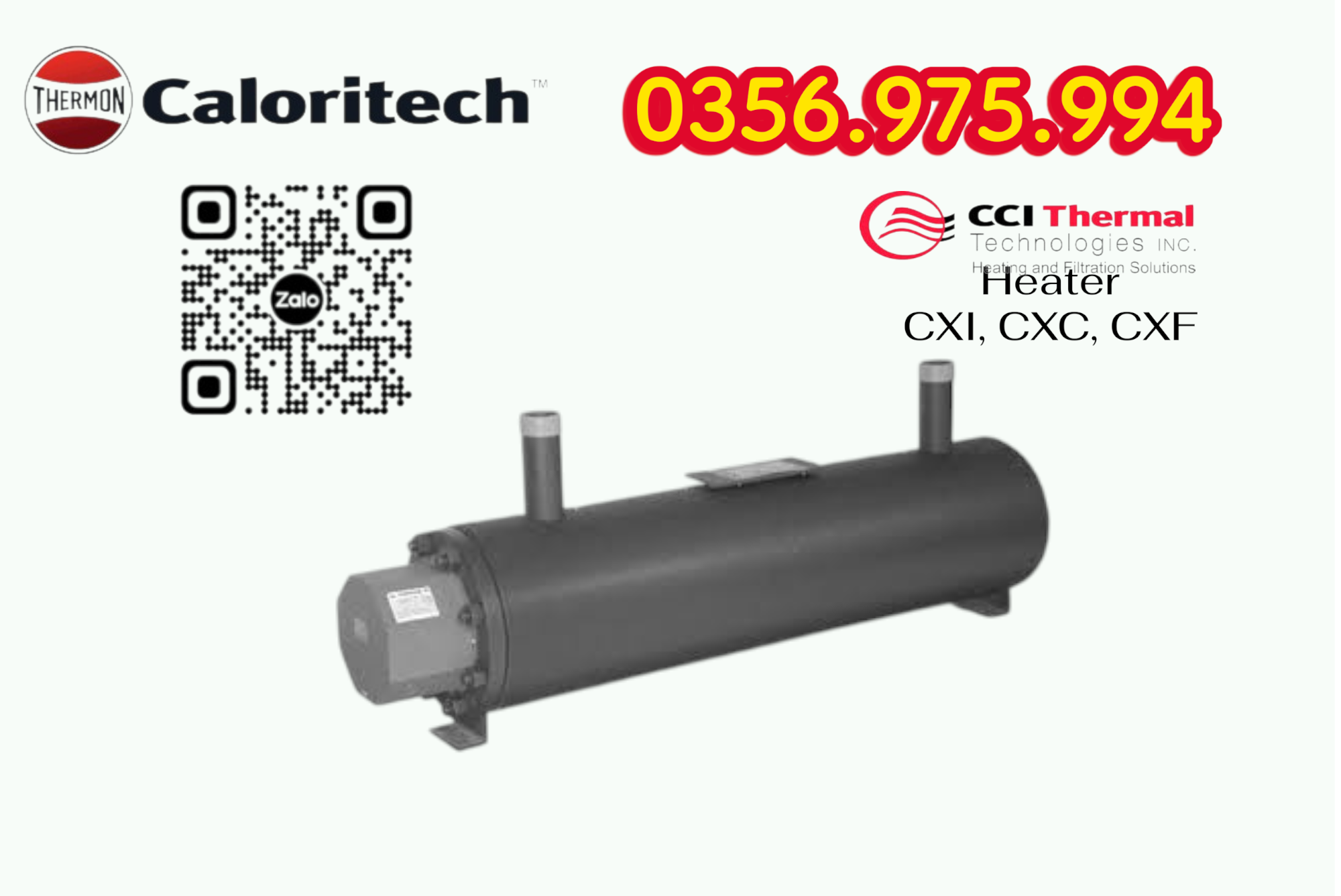 Electric Heater CXI, CXC, HEater Caloritech CXF, Heater lắp cho giàn khoan Đại hùng 9