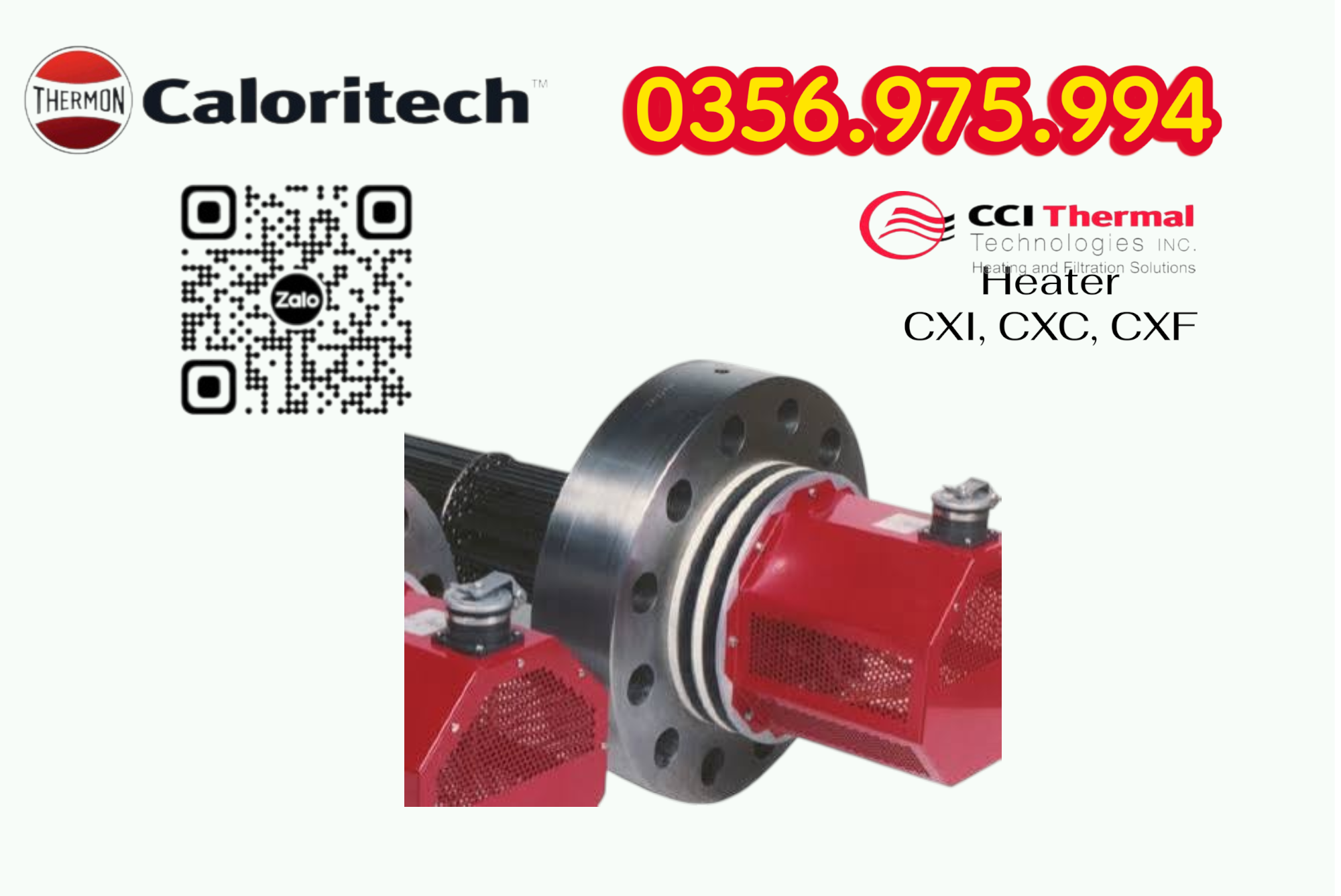 Electric Heater CXI, CXC, HEater Caloritech CXF, Heater lắp cho giàn khoan Đại hùng 9