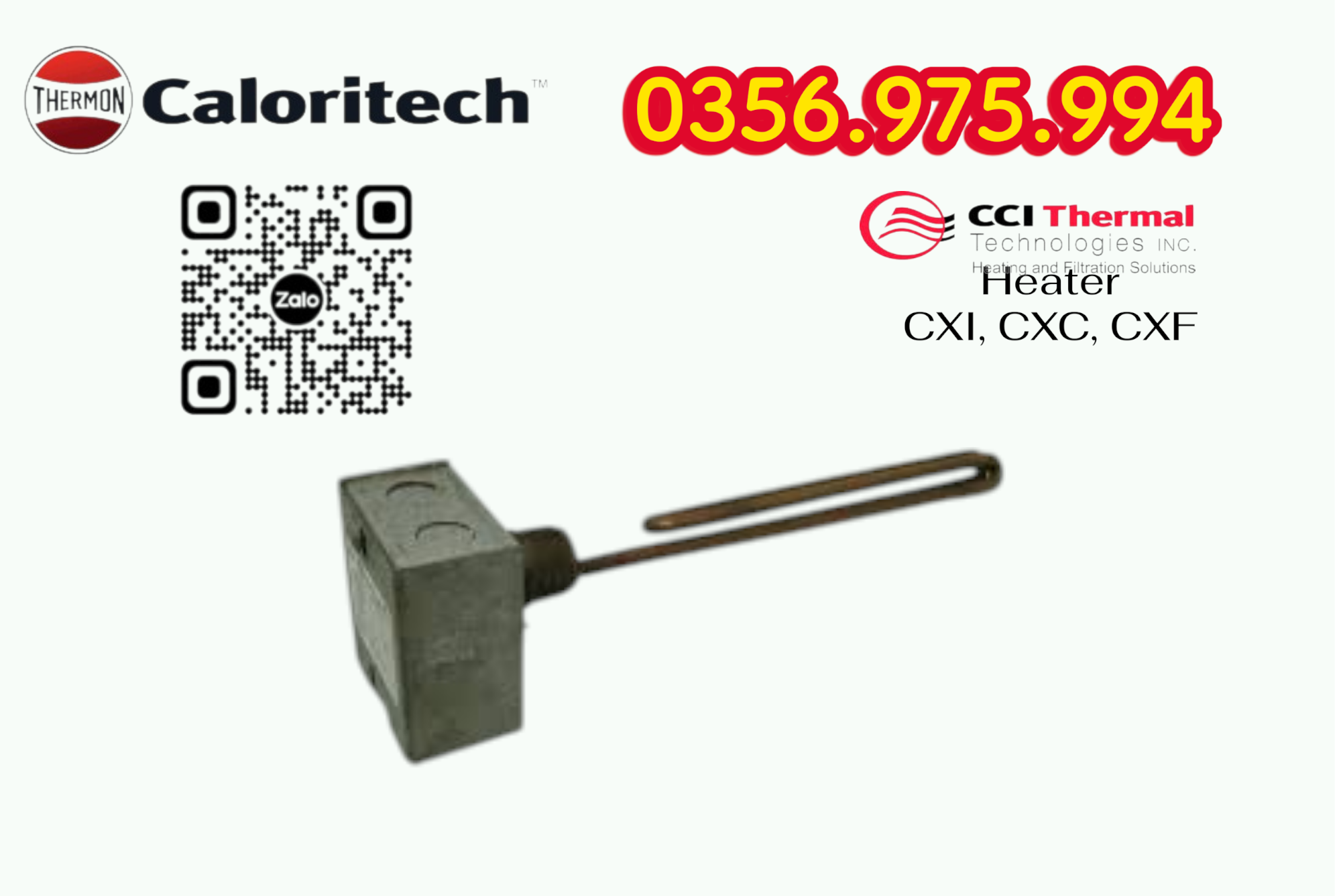 Electric Heater CXI, CXC, HEater Caloritech CXF, Heater lắp cho giàn khoan Đại hùng 9