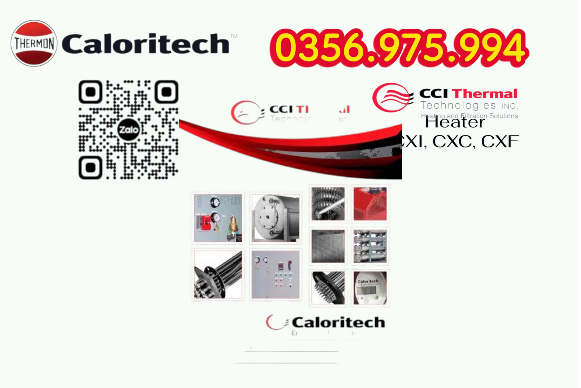 Electric Heater CXI, CXC, HEater Caloritech CXF, Heater lắp cho giàn khoan Đại hùng 9