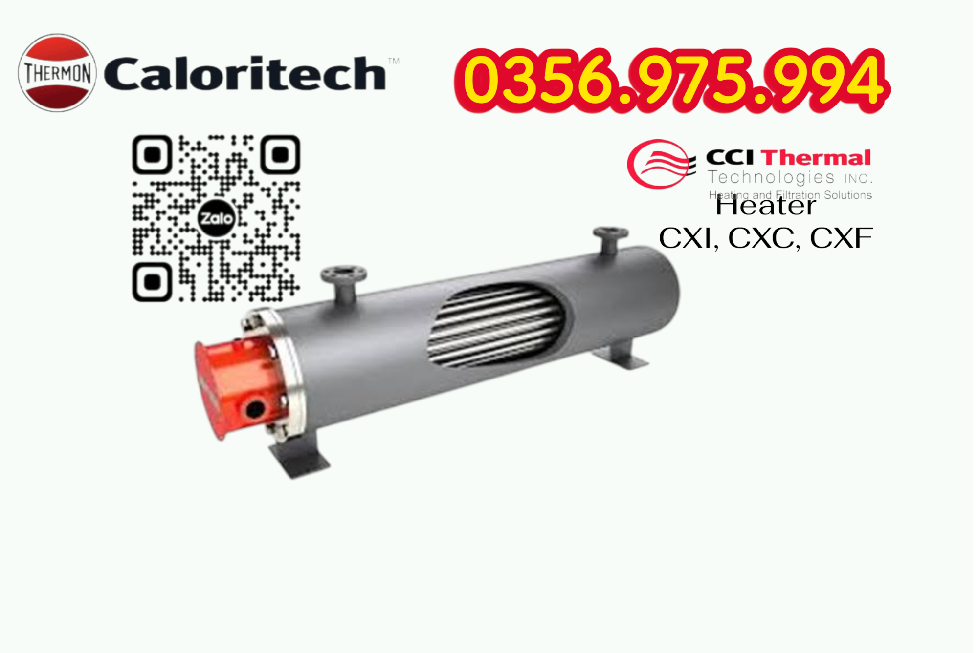 Electric Heater CXI, CXC, HEater Caloritech CXF, Heater lắp cho giàn khoan Đại hùng 9