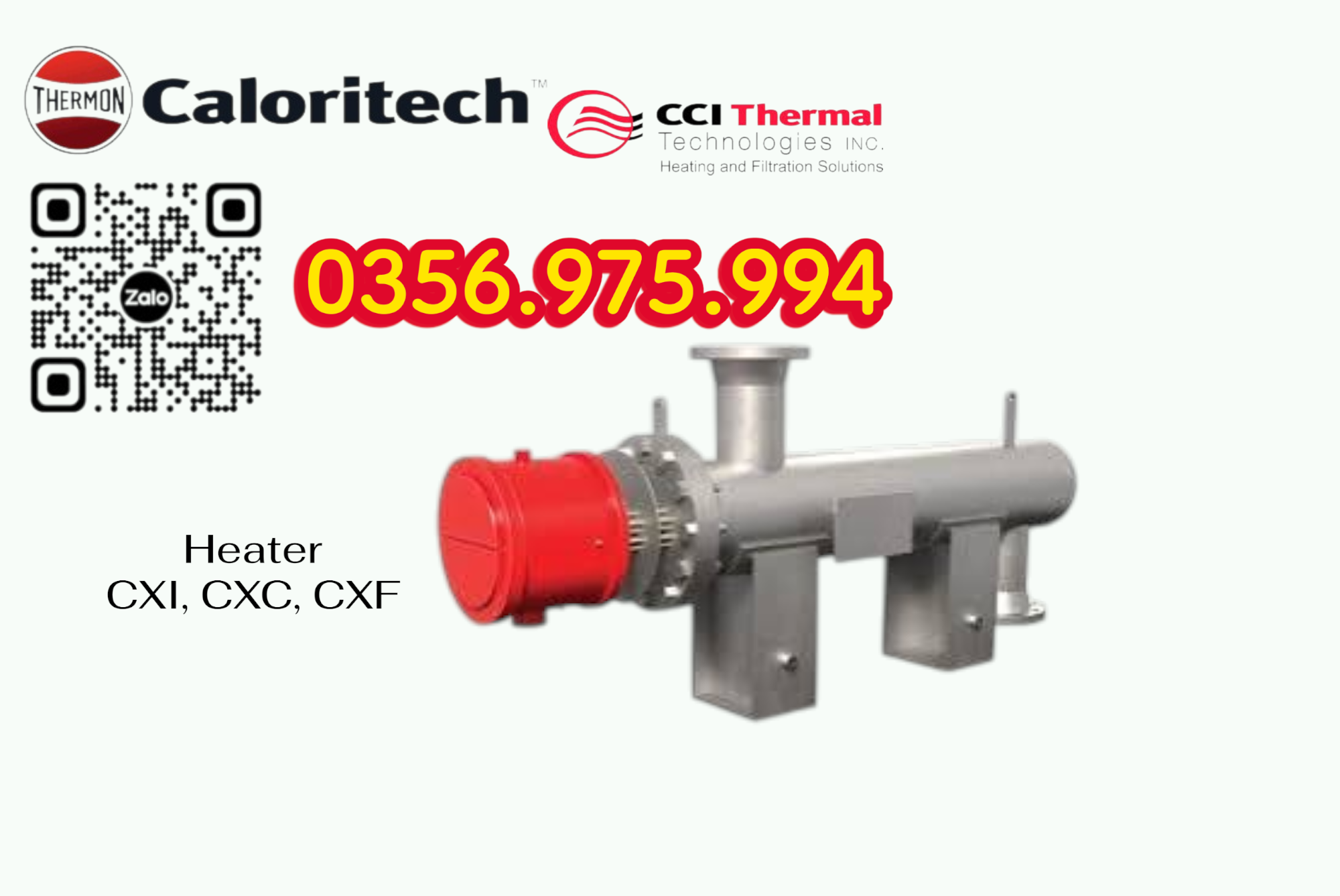 Electric Heater CXI, CXC, HEater Caloritech CXF, Heater lắp cho giàn khoan Đại hùng 9