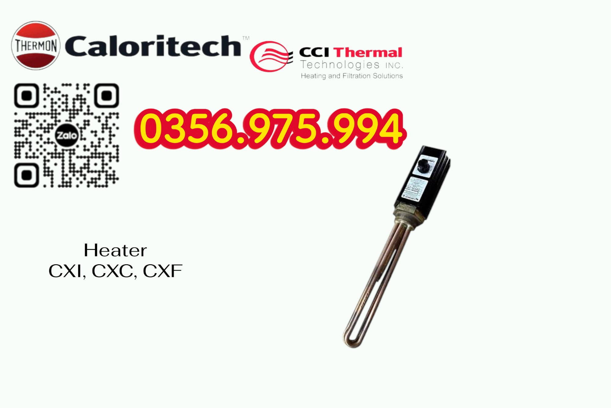 Electric Heater CXI, CXC, HEater Caloritech CXF, Heater lắp cho giàn khoan Đại hùng 9