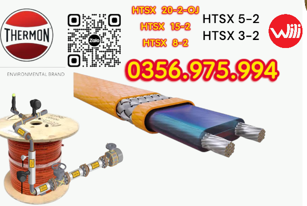 HTSX 20-2 Thermon | Cáp Gia Nhiệt Chịu Steam Purging Cho Ngành Dầu Khí 12 HTSX 20-2 THERMON 12