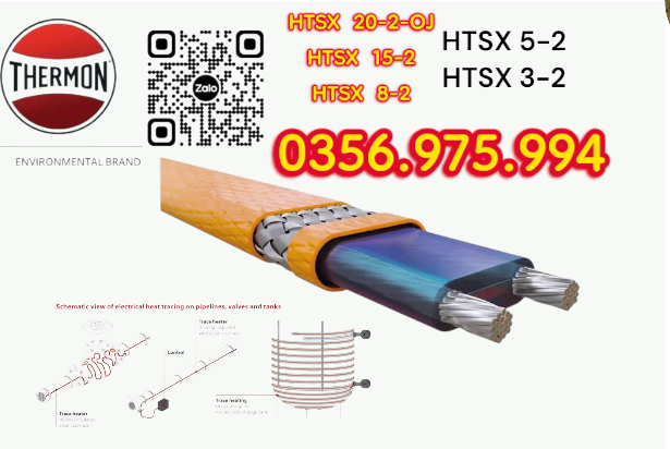 HTSX 20-2 Thermon | Chống Ẩm, Chống UV Cho Môi Trường Khắc Nghiệt 1 HTSX 20-2 THERMON 12