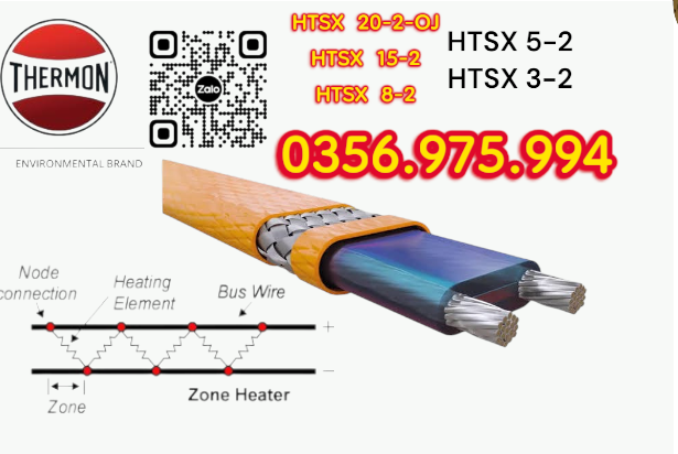 dây gia nhiệt thermon, htsx 20-2 oj, bsx 10 -2 oj, ksx 15-2 oj, Electric heat tracing, Self Regulaing Heating Cables Thermon, Heat Trace, Heat tracing, dây điện trở nhiệt, cáp sấy, cáp sưởi,