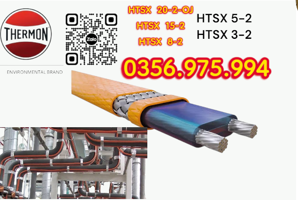 dây gia nhiệt thermon, htsx 20-2 oj, bsx 10 -2 oj, ksx 15-2 oj, Electric heat tracing, Self Regulaing Heating Cables Thermon, Heat Trace, Heat tracing, dây điện trở nhiệt, cáp sấy, cáp sưởi,