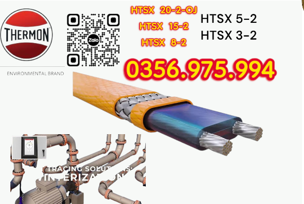 dây gia nhiệt thermon, htsx 20-2 oj, bsx 10 -2 oj, ksx 15-2 oj, Electric heat tracing, Self Regulaing Heating Cables Thermon, Heat Trace, Heat tracing, dây điện trở nhiệt, cáp sấy, cáp sưởi,