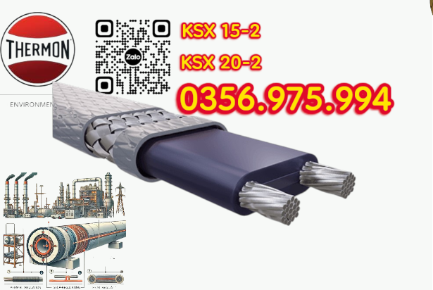 dây gia nhiệt thermon, htsx 20-2 oj, bsx 10 -2 foj, ksx 15-2 oj, Electric heat tracing, Self Regulaing Heating Cables Thermon, Heat Trace, Heat tracing, dây điện trở nhiệt, cáp sấy, cáp sưởi,