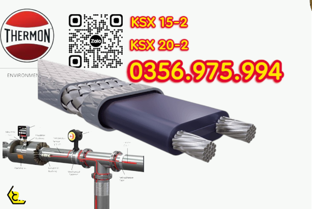 dây gia nhiệt thermon, htsx 20-2 oj, bsx 10 -2 foj, ksx 15-2 oj, Electric heat tracing, Self Regulaing Heating Cables Thermon, Heat Trace, Heat tracing, dây điện trở nhiệt, cáp sấy, cáp sưởi,