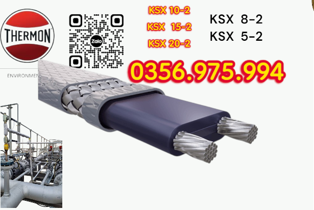 dây gia nhiệt thermon, htsx 20-2 oj, bsx 10 -2 foj, ksx 15-2 oj, Electric heat tracing, Self Regulaing Heating Cables Thermon, Heat Trace, Heat tracing, dây điện trở nhiệt, cáp sấy, cáp sưởi,