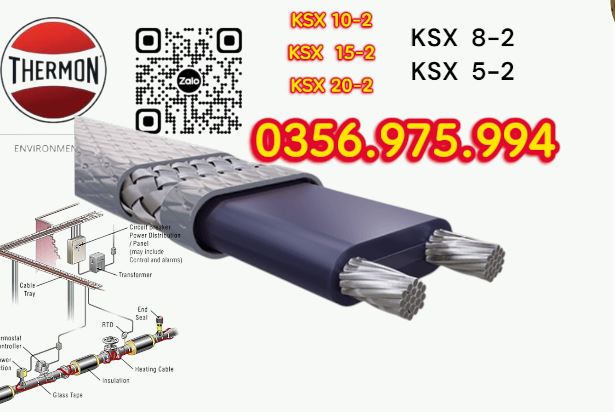 dây gia nhiệt thermon, htsx 20-2 oj, bsx 10 -2 foj, ksx 15-2 oj, Electric heat tracing, Self Regulaing Heating Cables Thermon, Heat Trace, Heat tracing, dây điện trở nhiệt, cáp sấy, cáp sưởi,