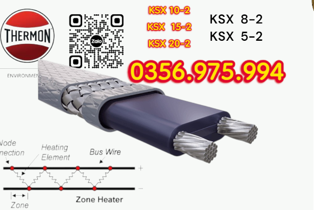 dây gia nhiệt thermon, htsx 20-2 oj, bsx 10 -2 foj, ksx 15-2 oj, Electric heat tracing, Self Regulaing Heating Cables Thermon, Heat Trace, Heat tracing, dây điện trở nhiệt, cáp sấy, cáp sưởi, 