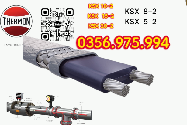 dây gia nhiệt thermon, htsx 20-2 oj, bsx 10 -2 foj, ksx 15-2 oj, Electric heat tracing, Self Regulaing Heating Cables Thermon, Heat Trace, Heat tracing, dây điện trở nhiệt, cáp sấy, cáp sưởi,